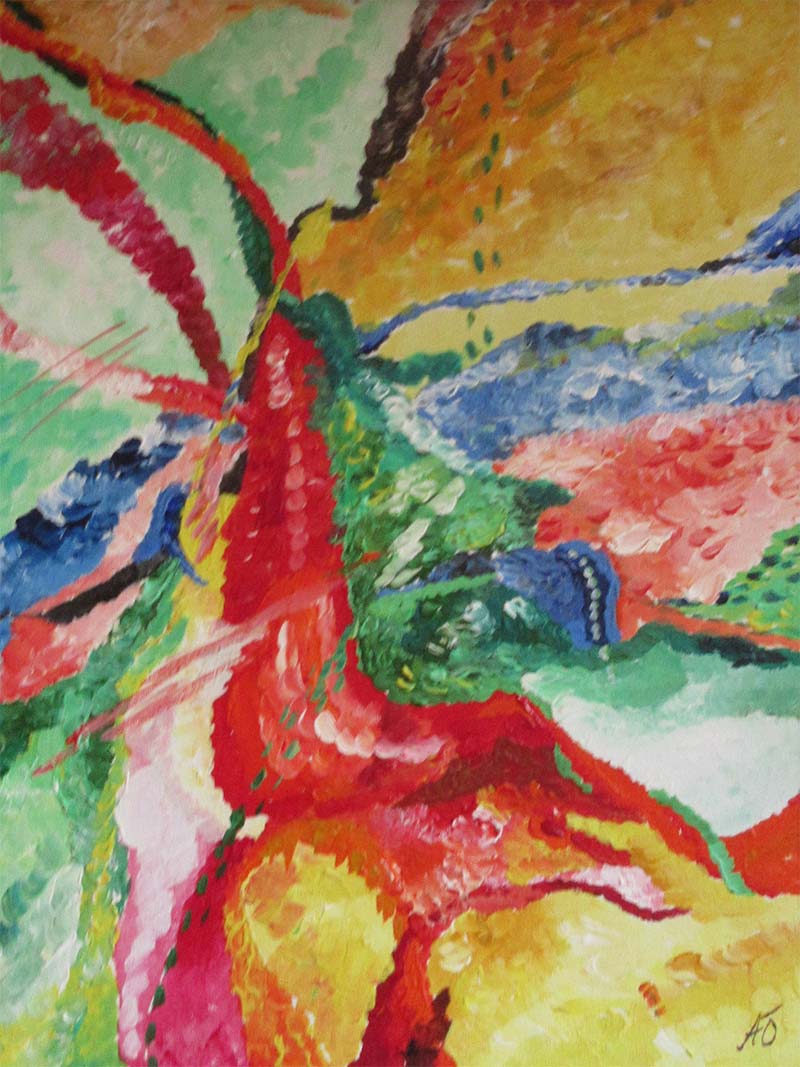 Min första målning